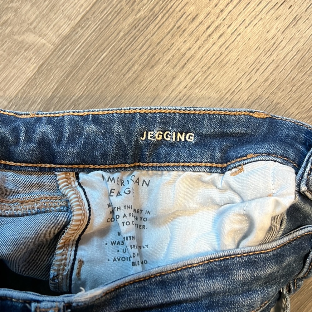 American Eagle Outfitters Next Level Stretch Skinny Distressed Jeans - Picture 6 of 8